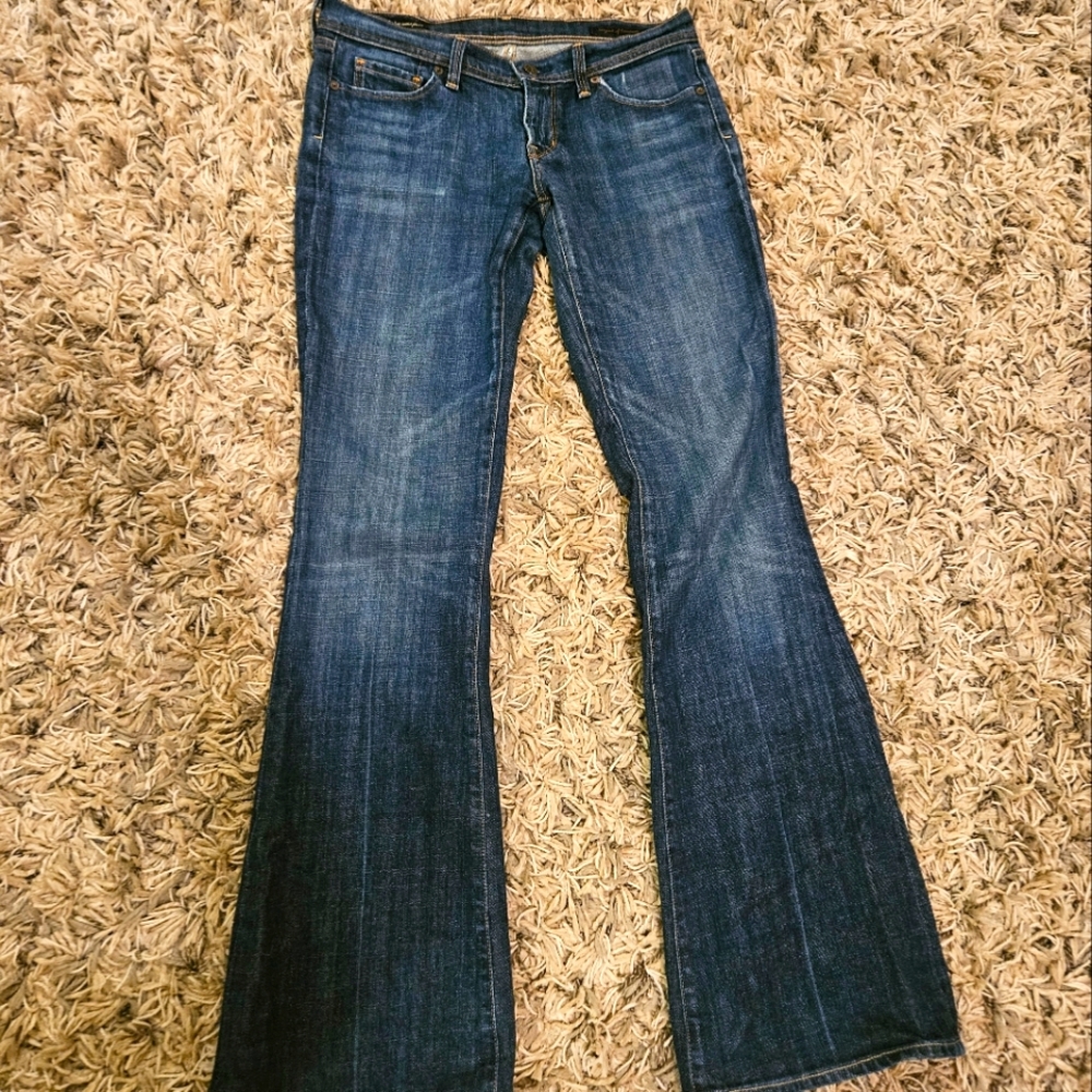 Citizens of humanity women's low rise flare jeans dark wash size 29